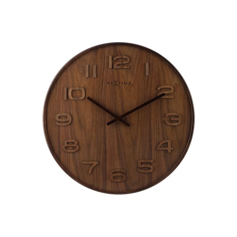 Zegar NeXtime 3095 BR 'Wood Wood Big’