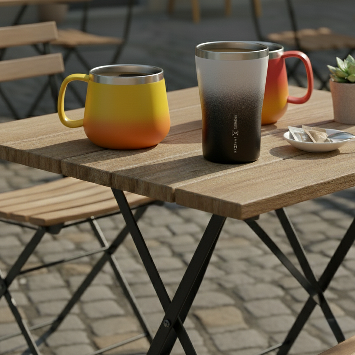 Kubek termiczny Chubby Mug 473 ml– Tulip Yelllow